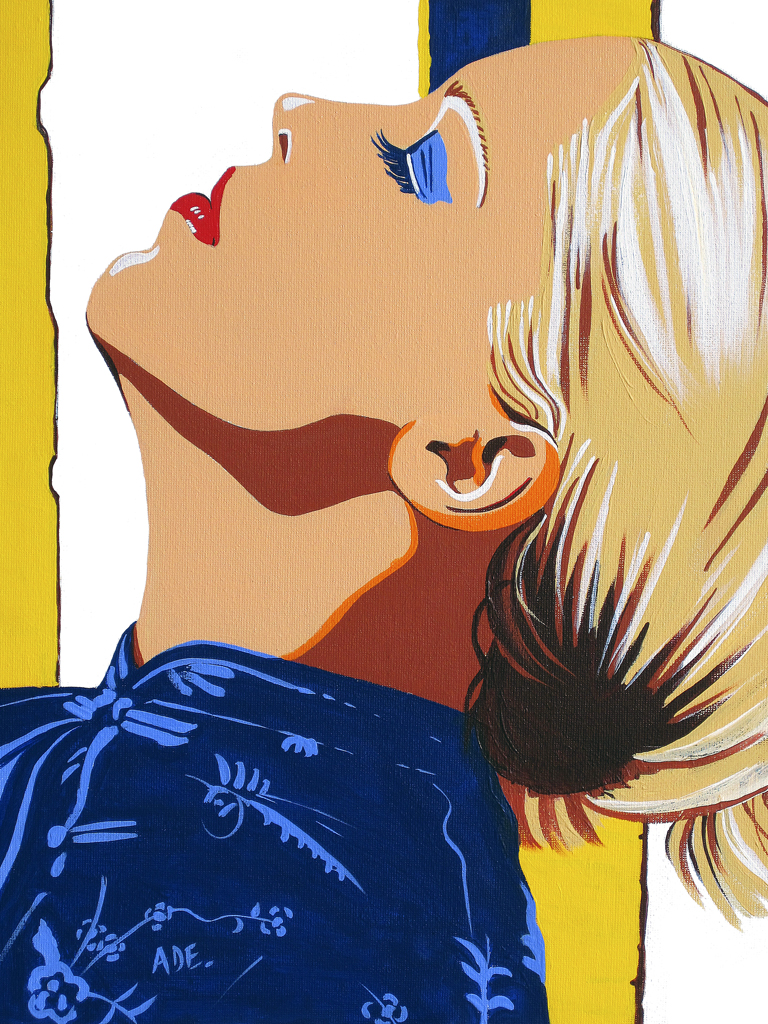 Syl at the Louvre by Adrian Dolente