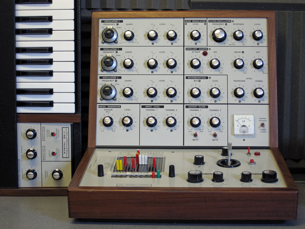 EMS VCS3 synthesizer at Anglian Art